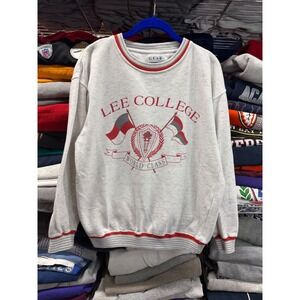 Size S vintage 90s gear for sports league college red sweat sweatshirt crewneck